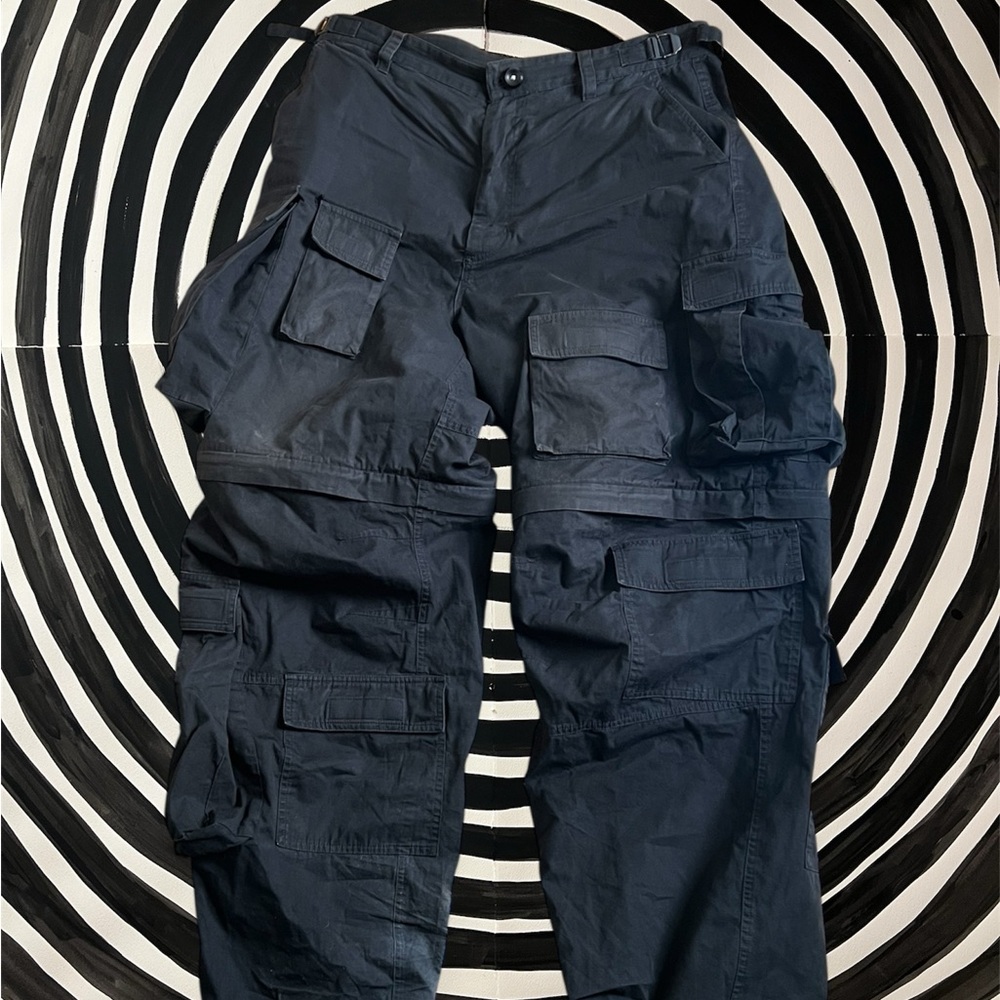 Balenciaga 2021 convertible multi pocket Cargo Pants